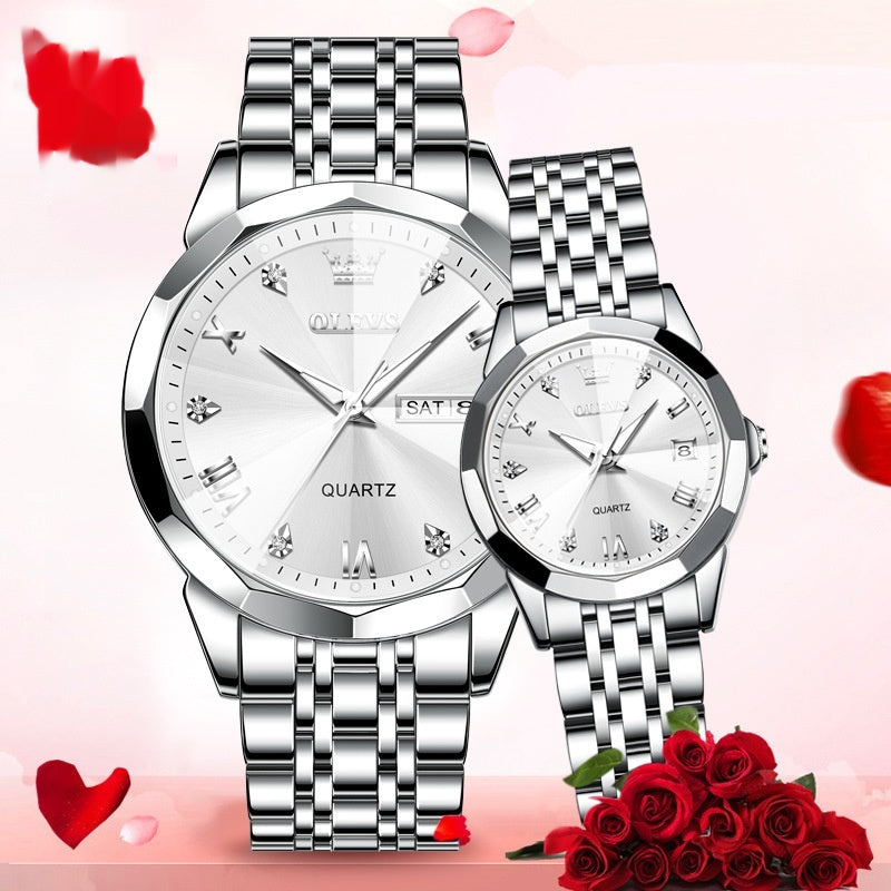 Watch Valentine's Day Gift Couple Watch His and Hers Set