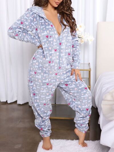 MUNSIEUR Printed Lounge Set - Luxury Zip-Up Loungewear for Women