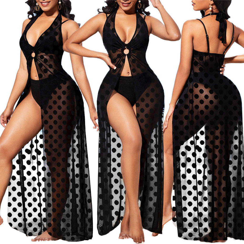 Female Perspective Polka Dot Dress