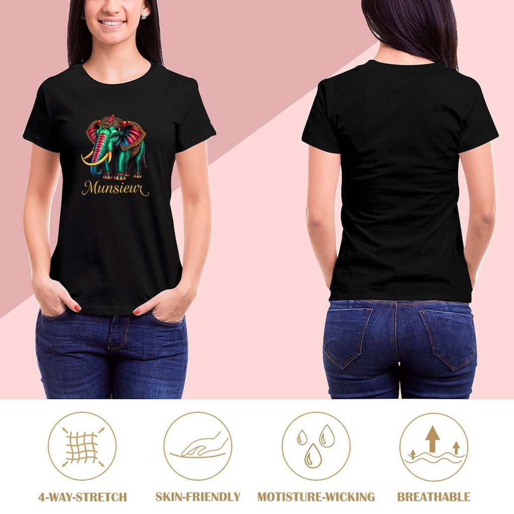 Munsieur T-Shirts for Women "Belaphant" Streetwear Design