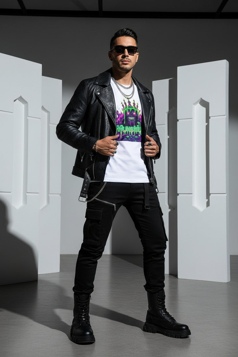 Munsieur Men's Emerald Isle Halloween Streetwear Tee
