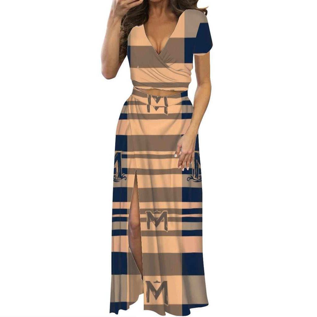 Women's Two Piece Skirt Set - Elegant Matching Outfit for Women