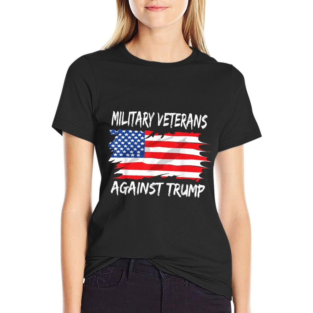 Military Veterans Against Donald Trump  Cotton T-Shirt