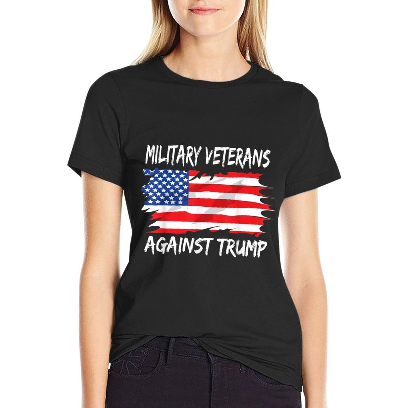 Military Veterans Against Donald Trump  Cotton T-Shirt