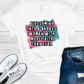 Blossoming into a Bada** Woman with More Faith than Fear Graphic Tee