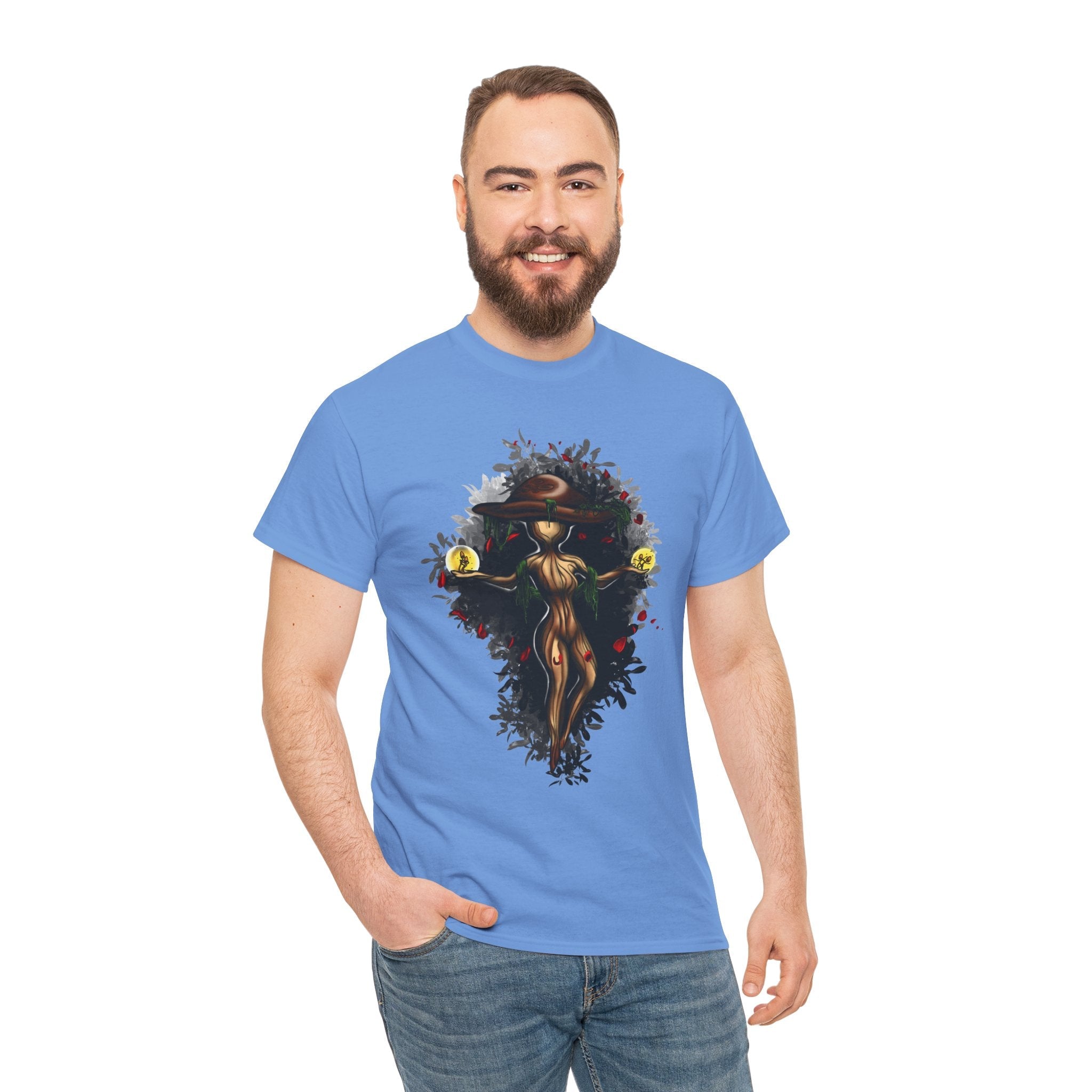 Mushroom Spirit T-Shirt – Lara Davenport x Trash Cult Supply Co. Collab (Gildan 5000)