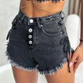 Women's Waist Slimming Hot Girl Denim Bottoms