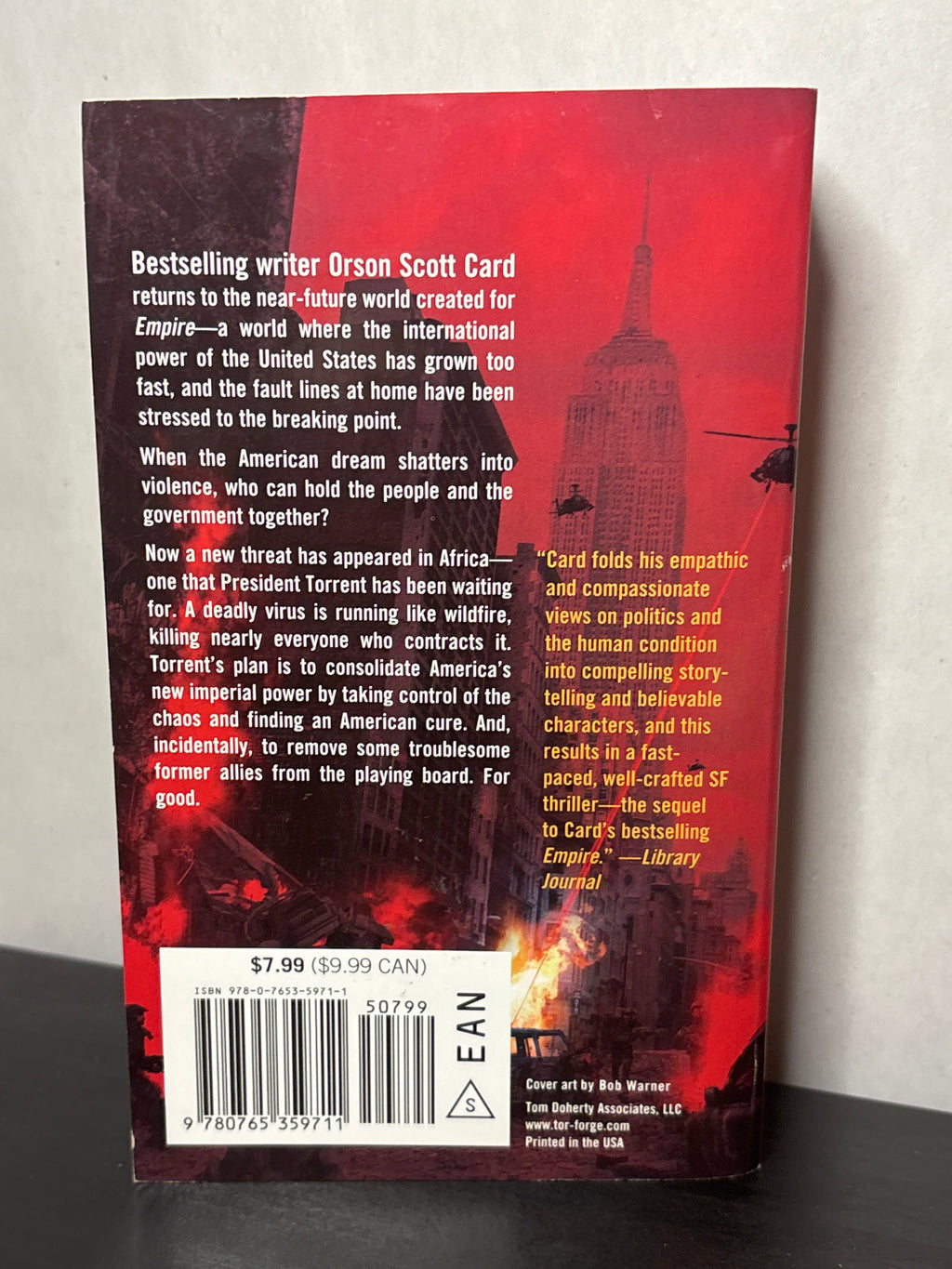 Hidden Empire by Orson Scott Card (Empire #2) | Political Sci-Fi Thriller