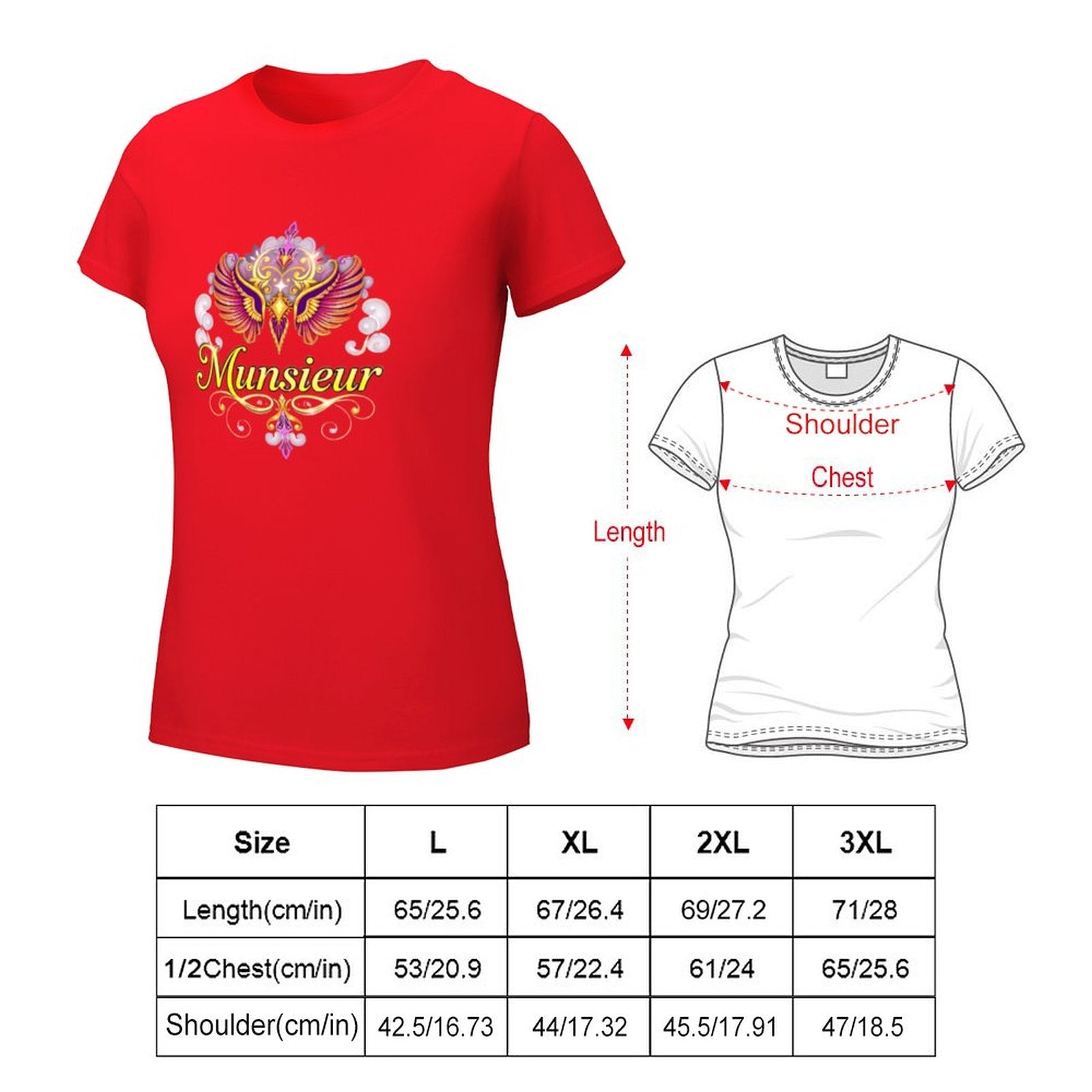 Munsieur T-Shirt for Women: Chic, Comfortable, and Timeless for Her