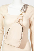Fame Single Strap Faux Leather Sing Backpack