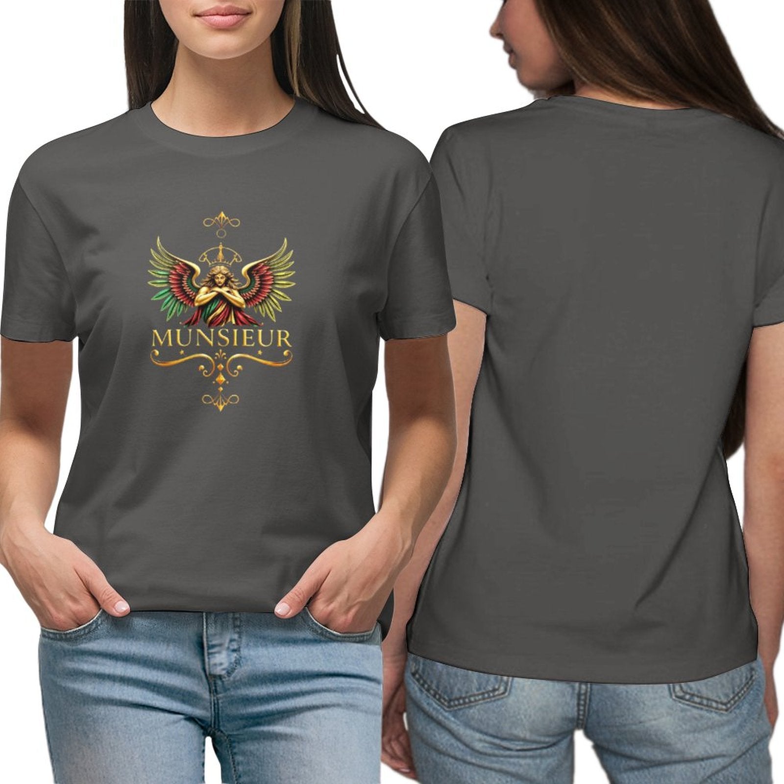 Munsieur Women's Timeless Style with Munsieur Premium Women's T-Shirts
