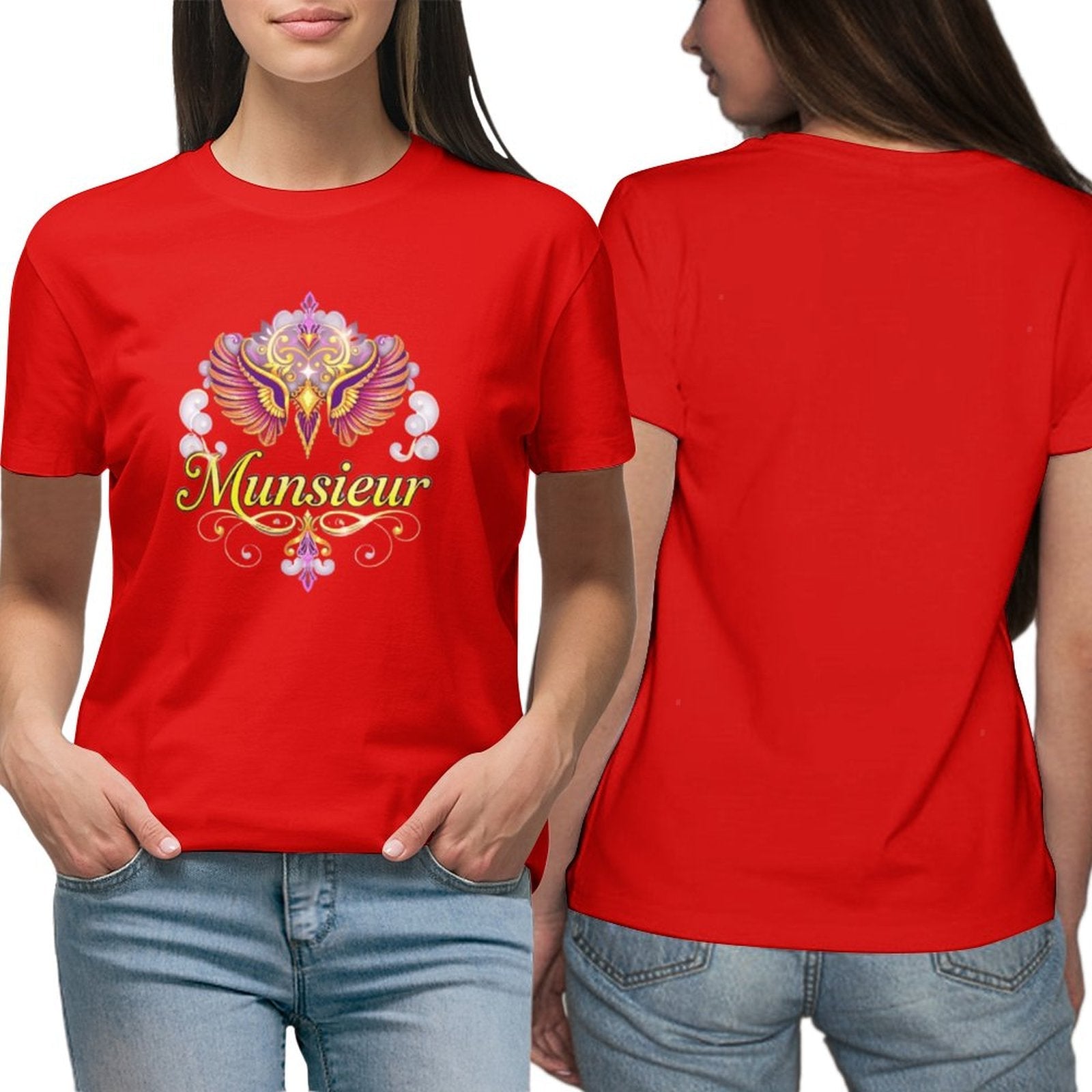 Munsieur T-Shirt for Women: Chic, Comfortable, and Timeless for Her
