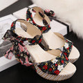 Bohemian Wedge Sandals
