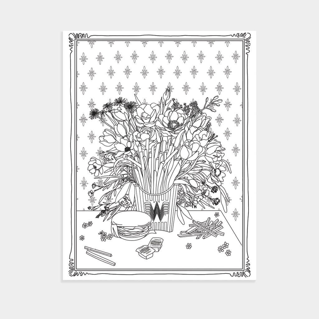 Whataburger Coloring Posters