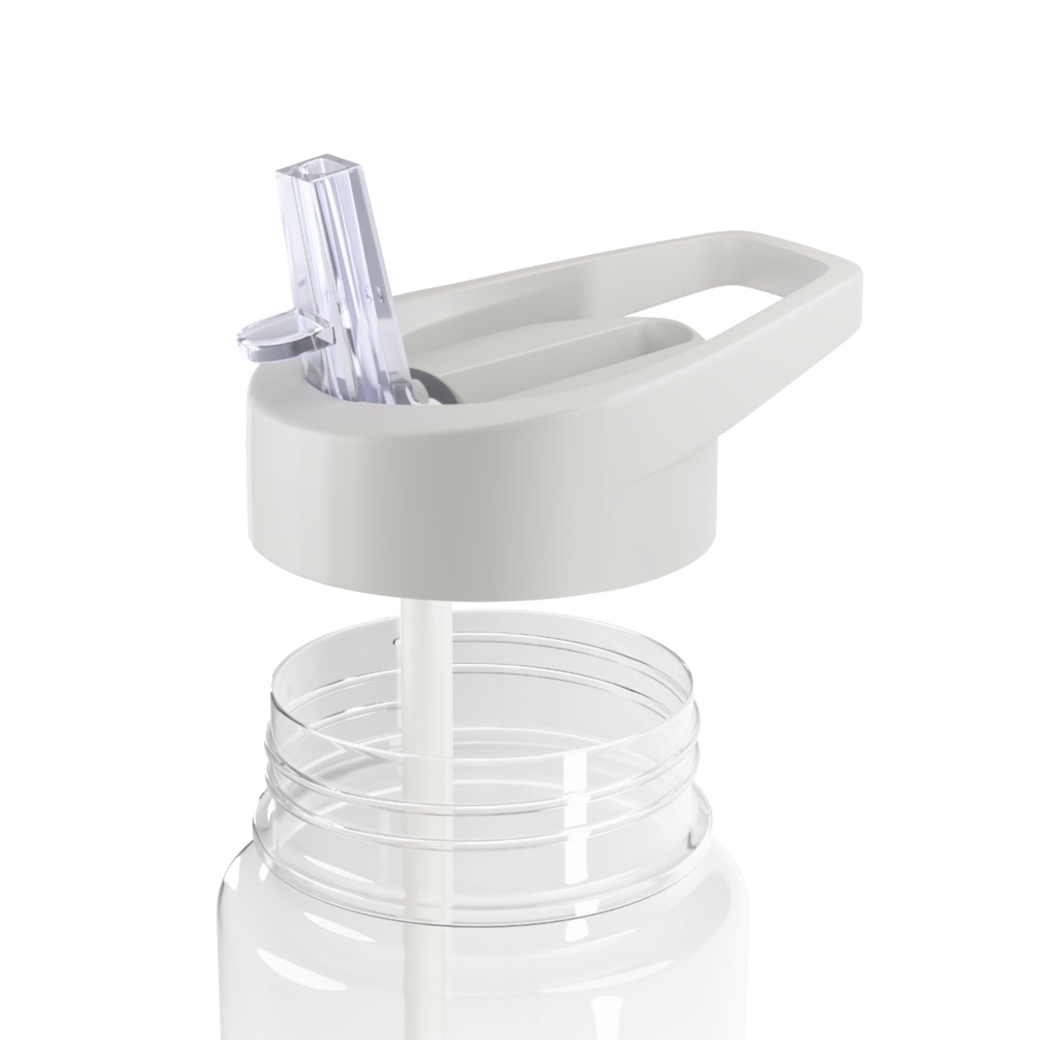 Purifying Tritan Water Bottle - BPA-Free, Straw Included, Perfect for Hydration on-the-Go