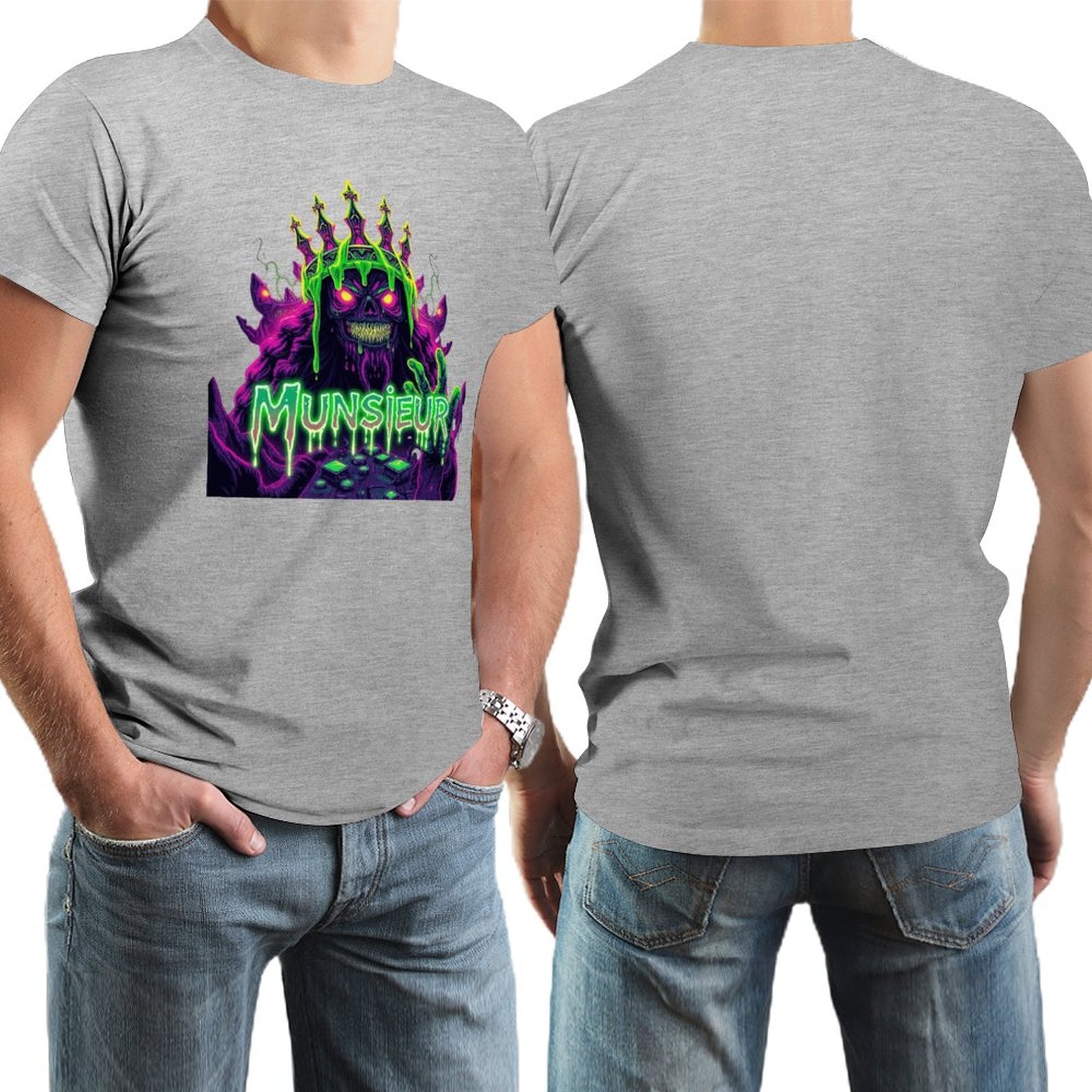 Munsieur Men's Emerald Isle Halloween Streetwear Tee