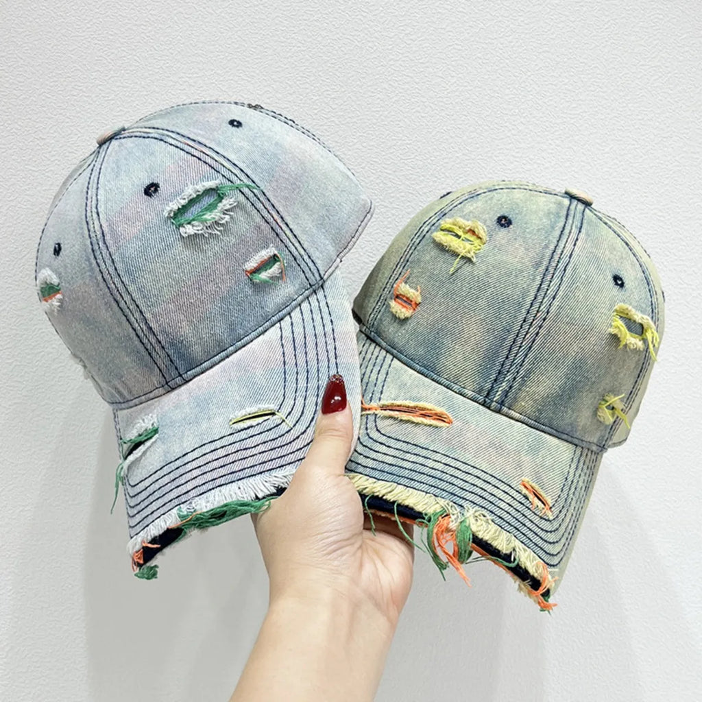 Distressed Adjustable Baseball Hat Accessories