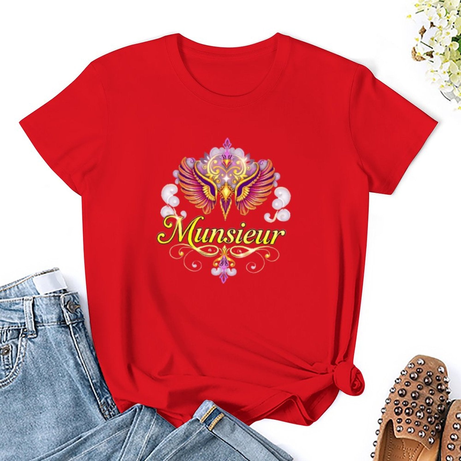 Munsieur T-Shirt for Women: Chic, Comfortable, and Timeless for Her