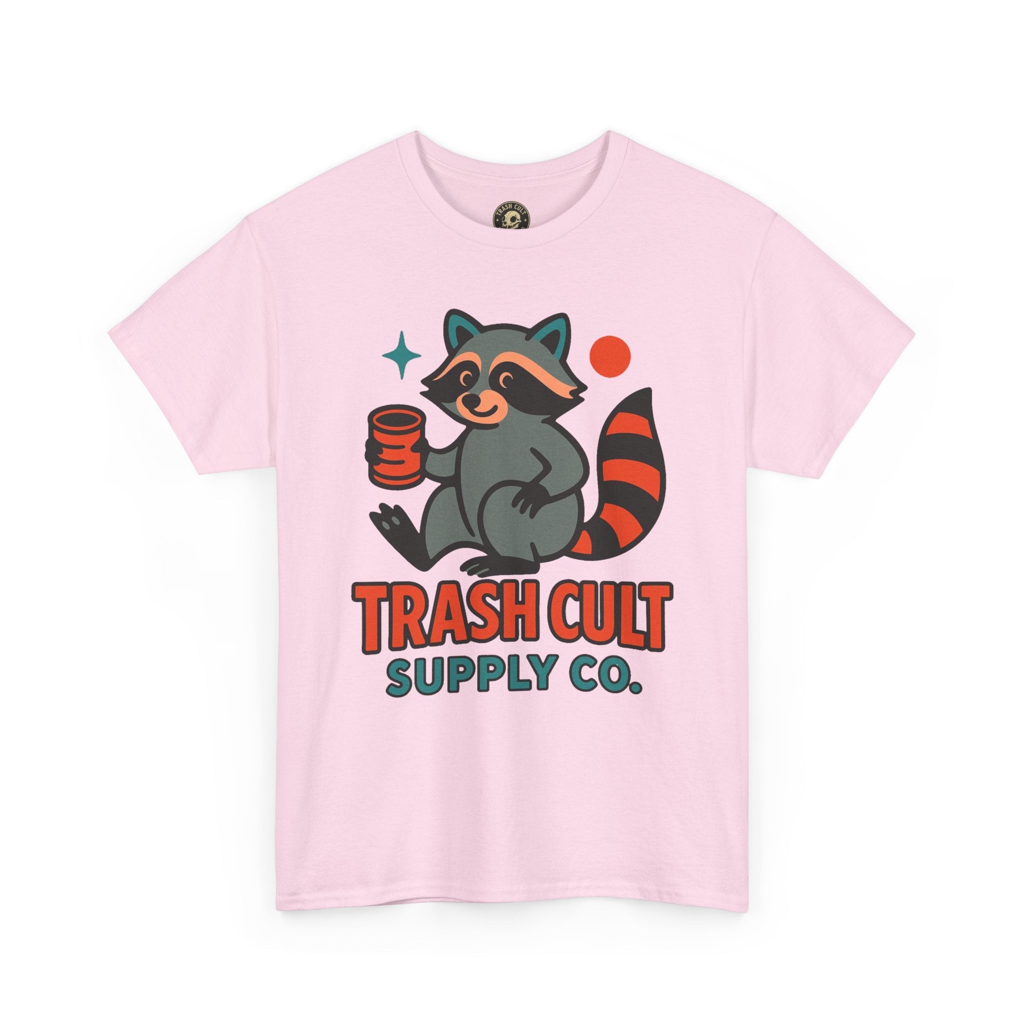 Trash Cult Supply Co. Unisex Heavy Cotton Tee, Eco-Friendly Tee, Gift for Raccoon Lovers, Cute Graphic T-Shirt, Trendy Streetwear, [...]