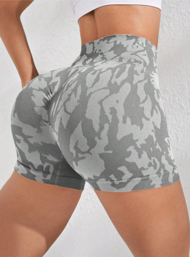 Women's Fashion dye Pattern Tight Yoga Bottoms For Women