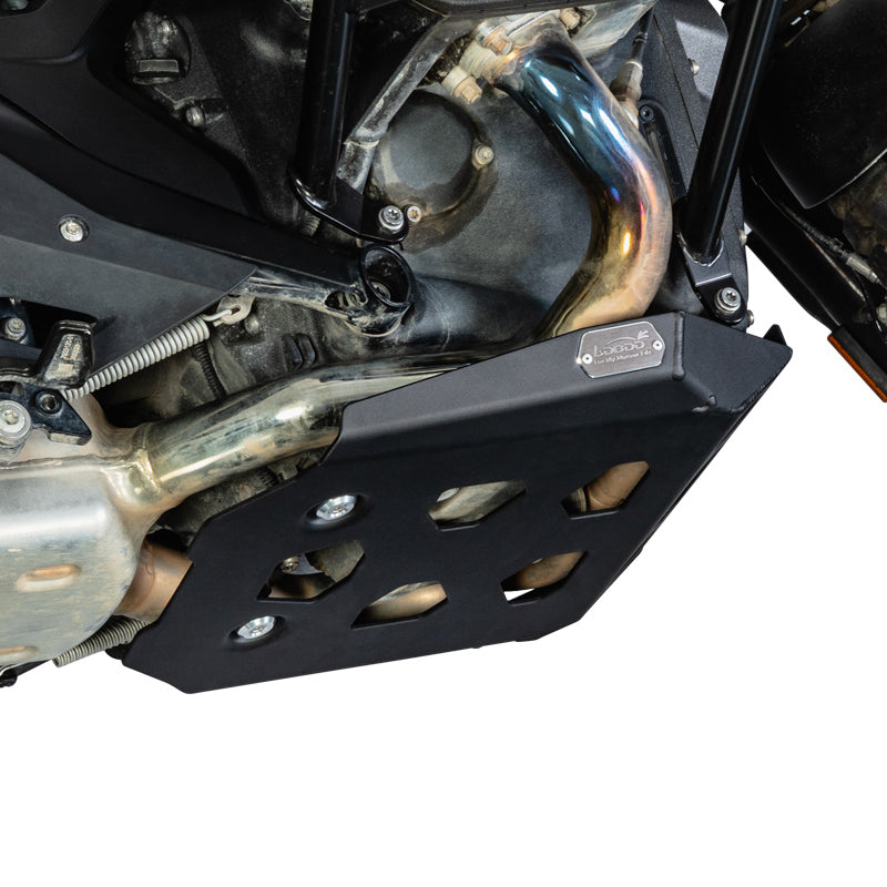 LOBOO Engine Guard for BMW R1300GS / R1300GS Adventure – 4 mm Aluminum Alloy Skid Plate, Anodized Surface, Vibration Damping Design