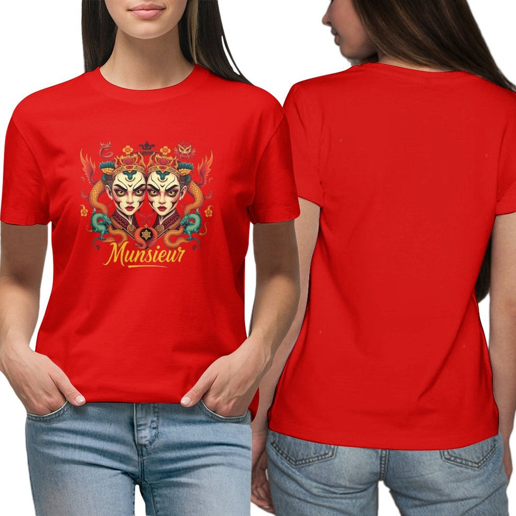 Munsieur T-Shirt for Women: Classic Comfort with a Contemporary Twist for Her