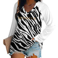 Munsieur Premium V-neck Loose Long Sleeve T-shirt Women’s