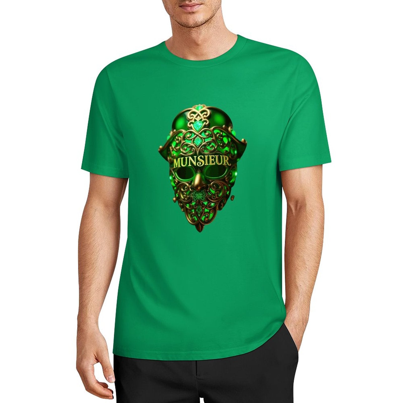 Munsieur St. Patrick's Day Collection "Skull of Clovernook" Tee for Men