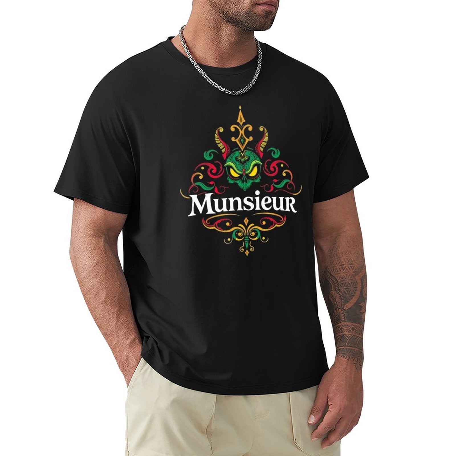 Munsieur Halloween Tee for Men "Big Jin" Streetwear