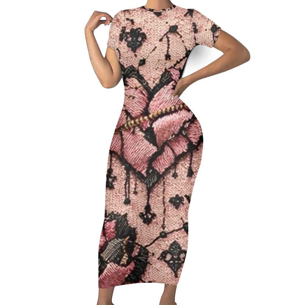 MUNSIEUR Women's Long Sleeve Dress Valentine's Day Collection