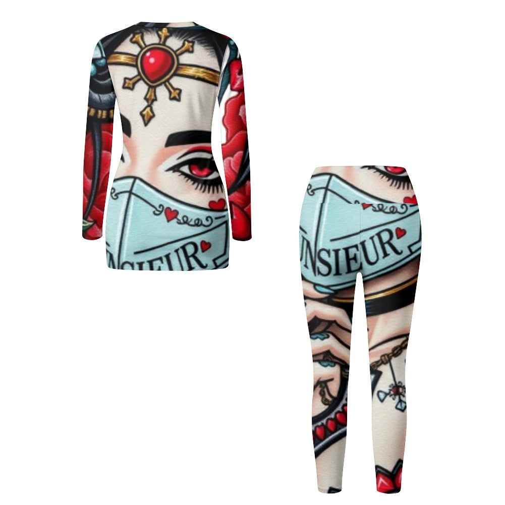 MUNSIEUR Women's Jumpsuit Valentine's Day Bleeding Collection