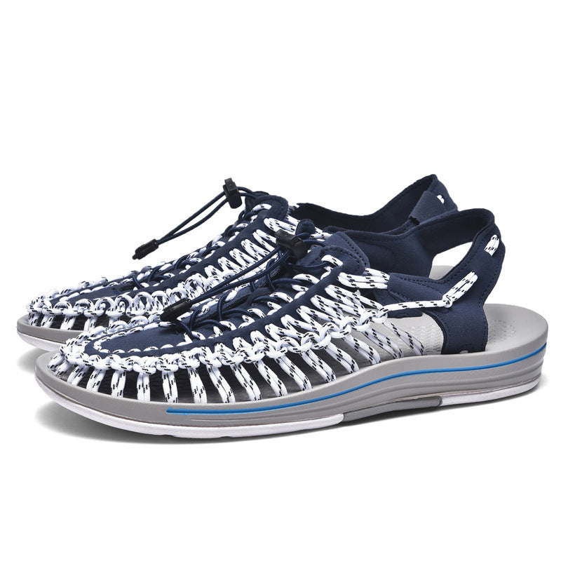 Men's Summer Outdoor Multicolor Plus Size Beach Flip Flops