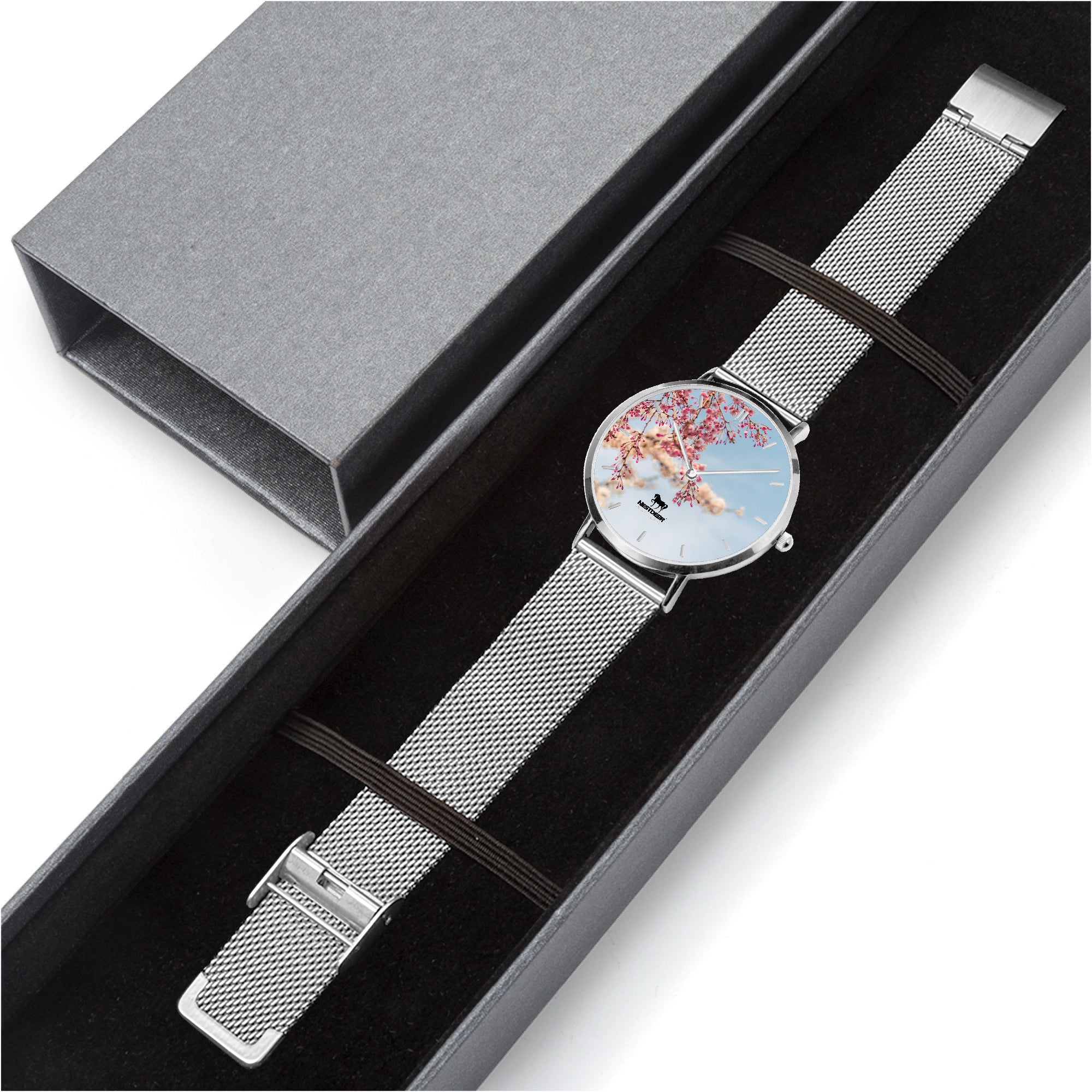 170. Fashion Ultra-thin Stainless Steel Quartz Watch (With Indicators)