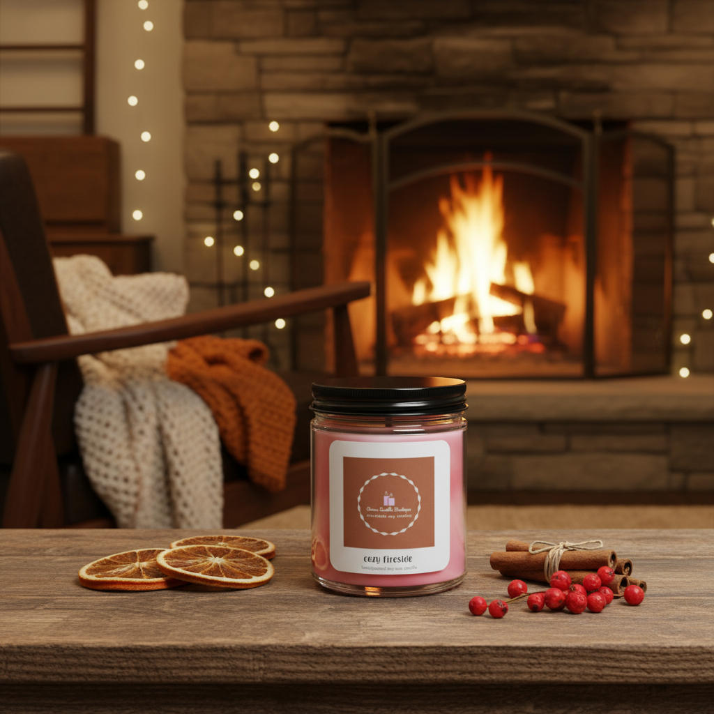 Cozy Fireside Candle