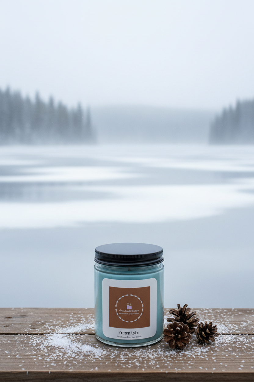 Frozen Lake Candle