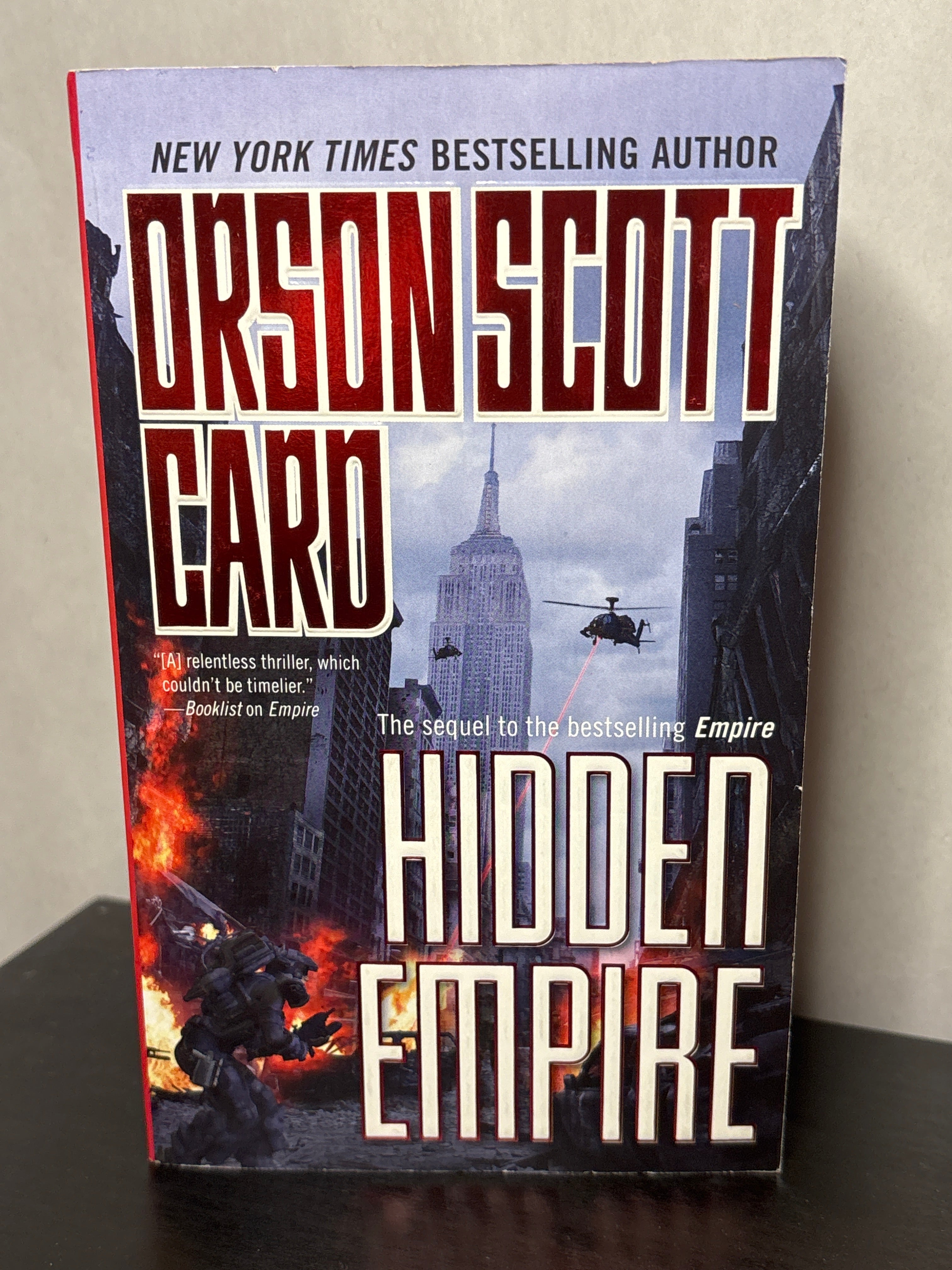 Hidden Empire by Orson Scott Card (Empire #2) | Political Sci-Fi Thriller