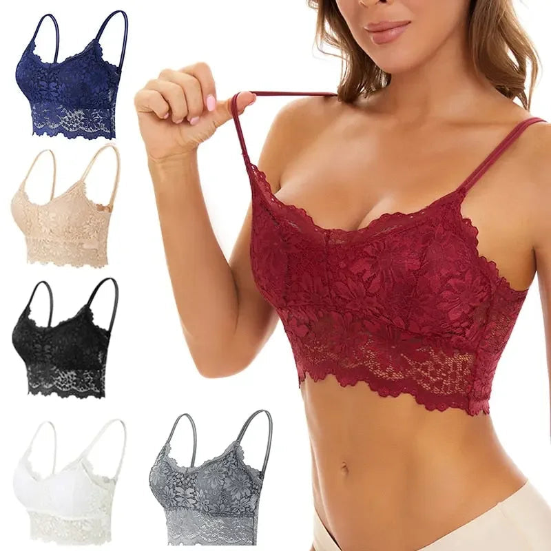 Comfortable Lace Wireless Lingerie Seamless Bra