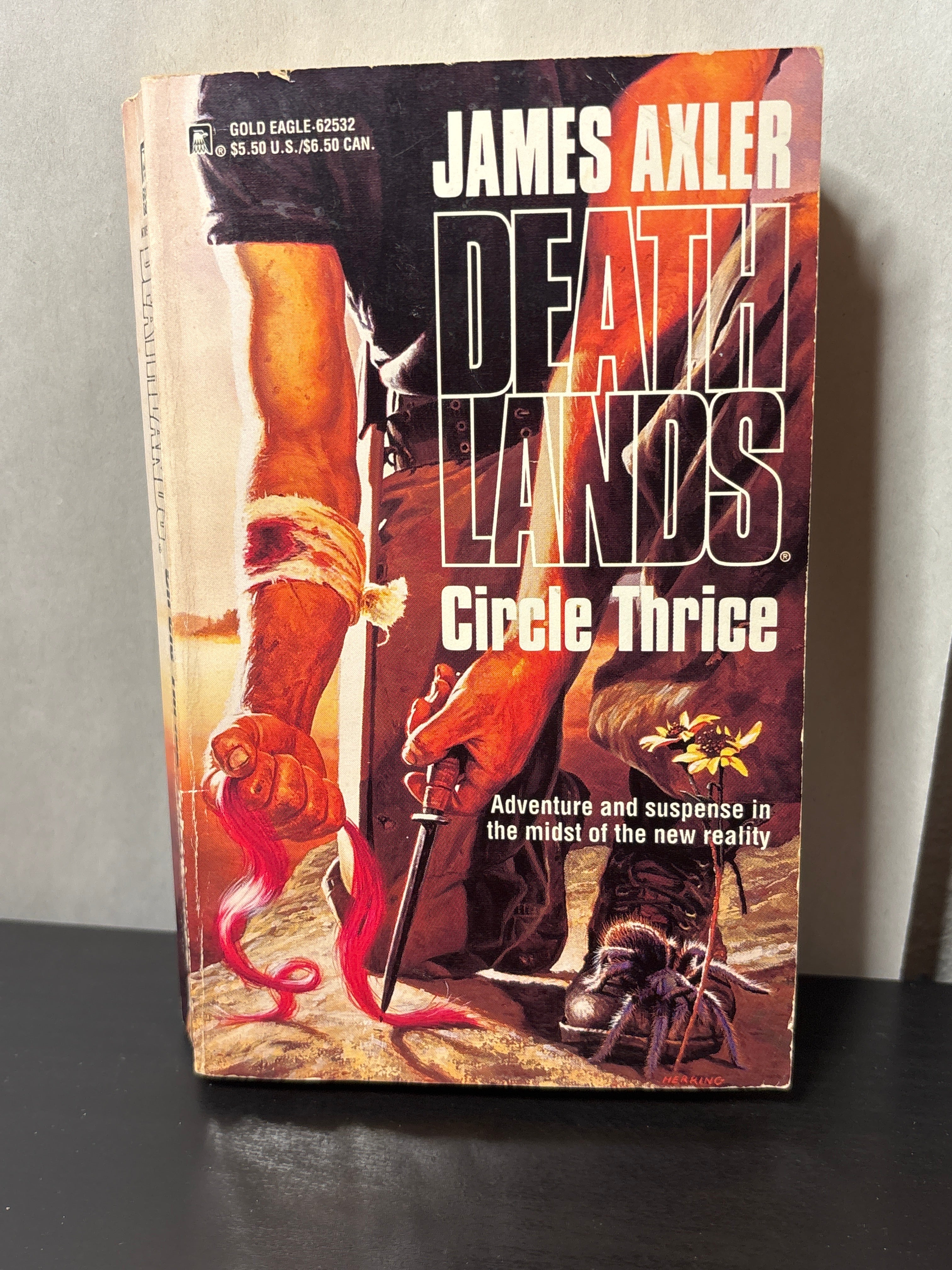 Circle Thrice by James Axler (Deathlands #32) | Vintage Science Fiction