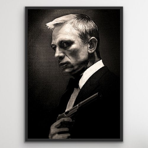 007 Daniel Craig Print
