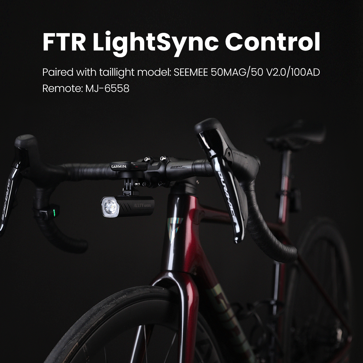 ALLTY 1200U Underneath Mounted Bike Light