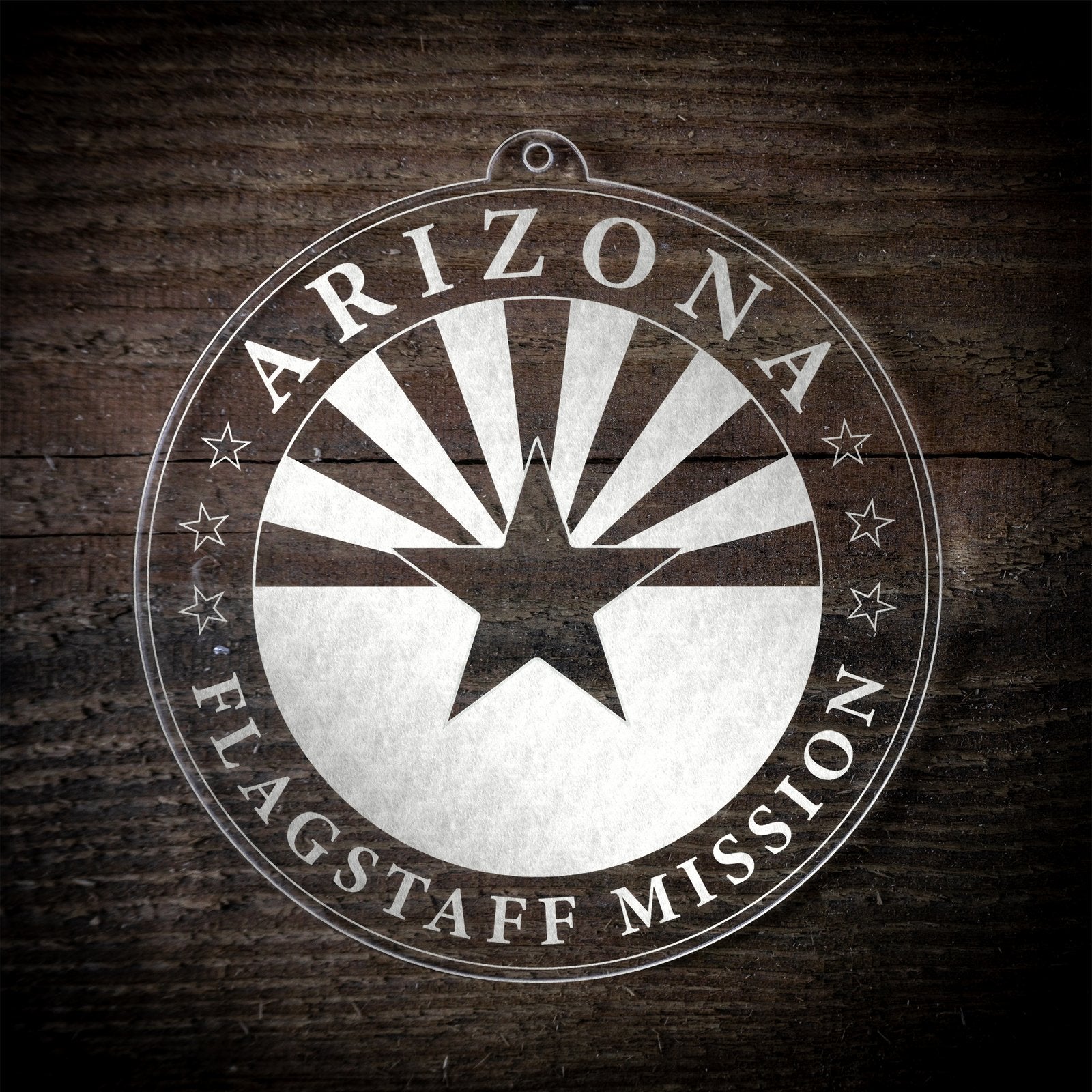 Arizona Flagstaff Mission Christmas Ornament