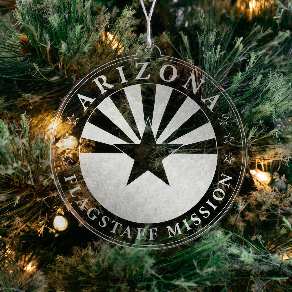 Arizona Flagstaff Mission Christmas Ornament