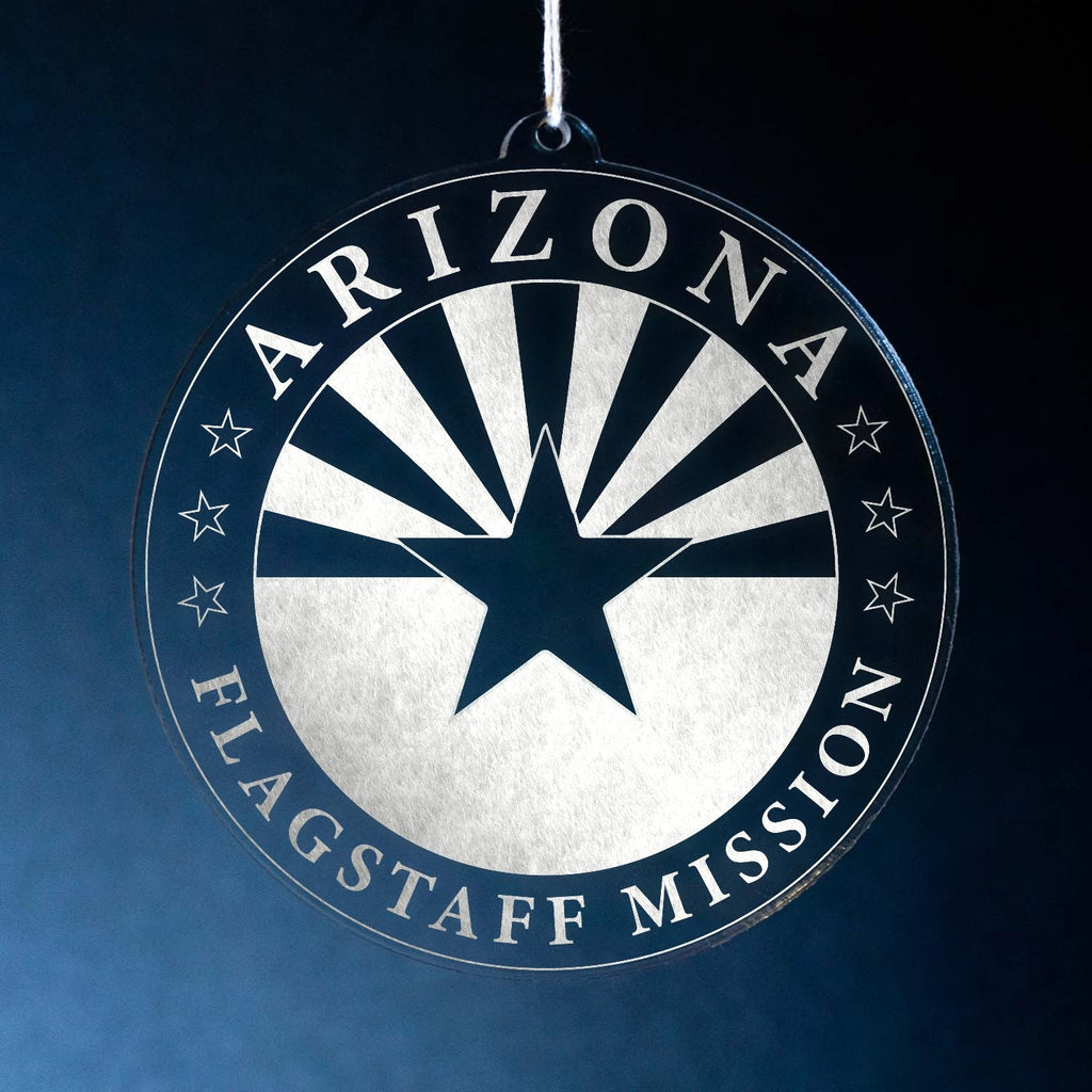 Arizona Flagstaff Mission Christmas Ornament
