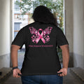 Pink Ribbon Warrior Graphic T-Shirt