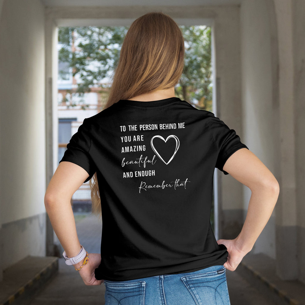 Unisex Awareness T-Shirt with Bold Support Message