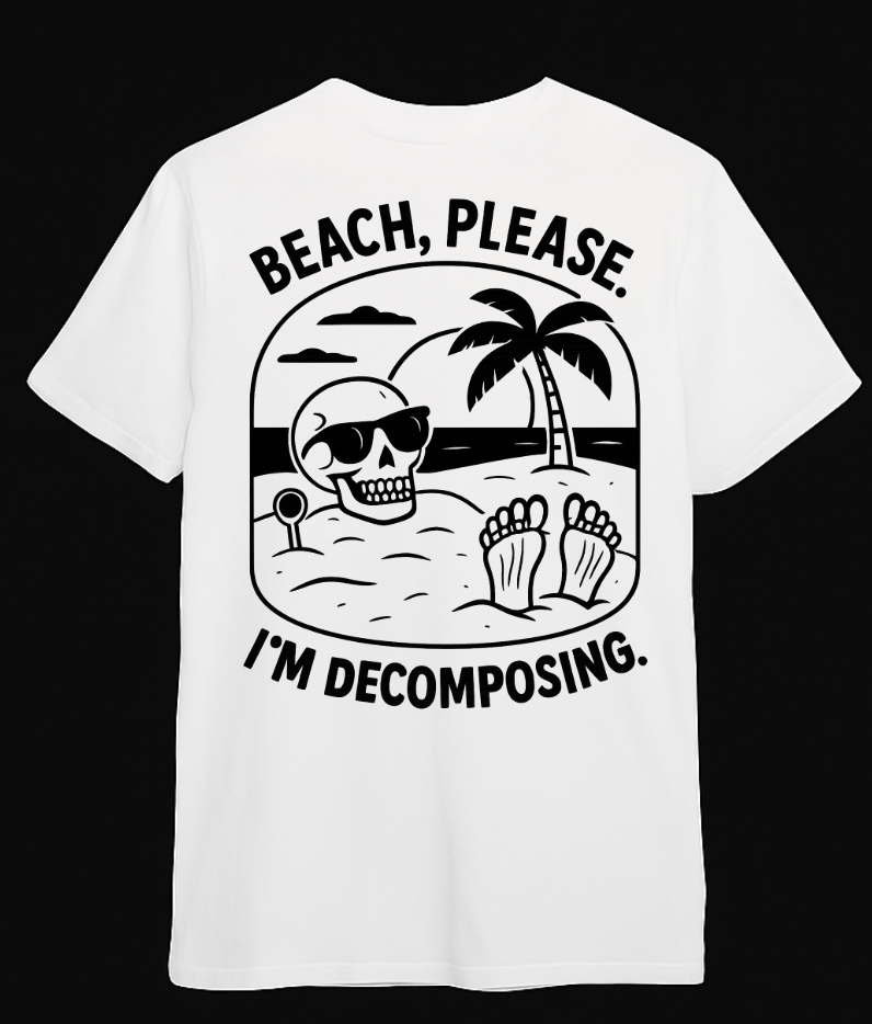 Beach Please T-Shirt - Fun and Stylish Summer Apparel