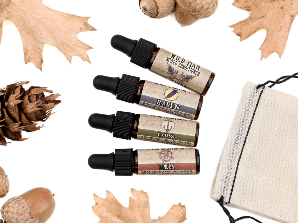 Wild Man Beard Oil Conditioner - Trial Size Sampler Pack