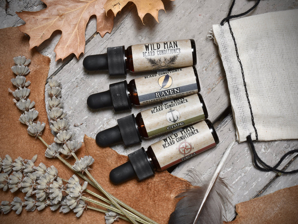 Wild Man Beard Oil Conditioner - Trial Size Sampler Pack