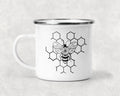 Bee and Honeycomb Mug