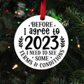 Before I Agree to 2023 Ornament